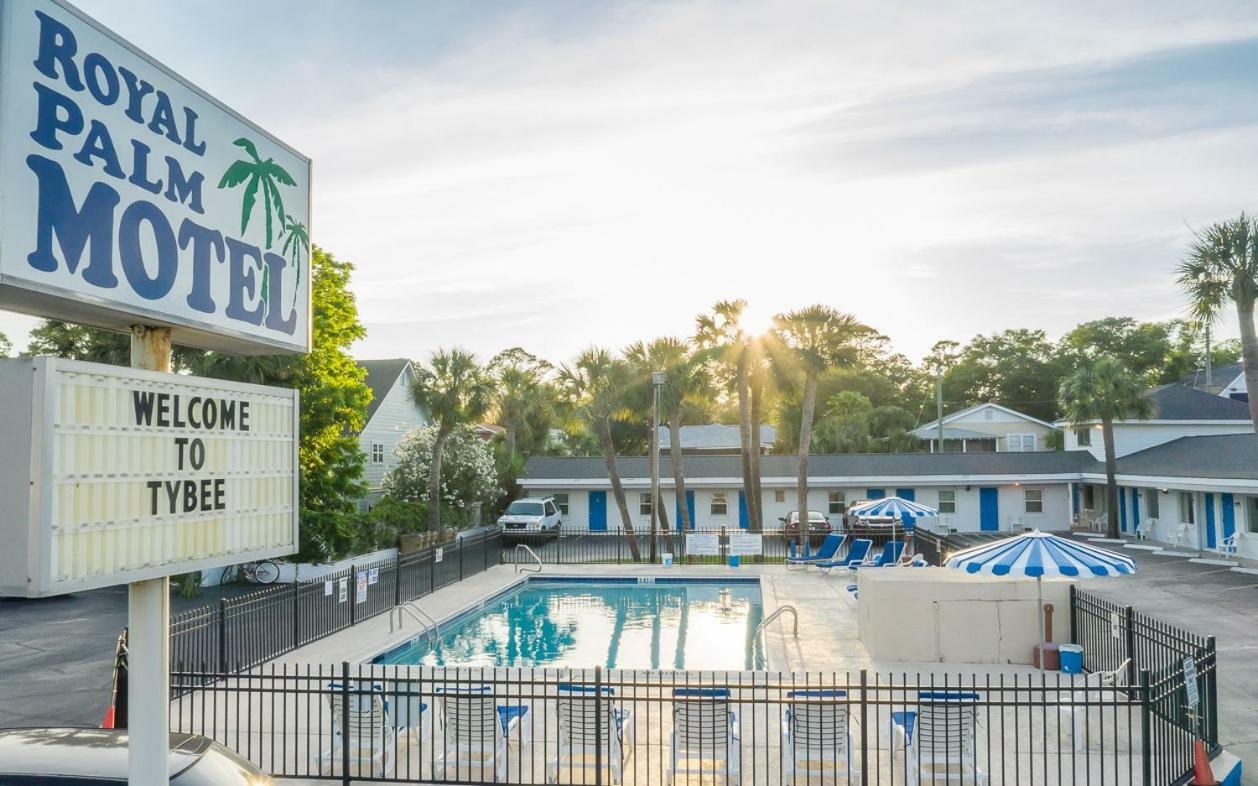 Royal Palms Motel Tybee Island Bagian luar foto